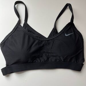 Black Nike sports bra
